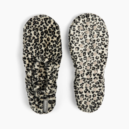 Brookstone Printed Plush Footie Cheetah