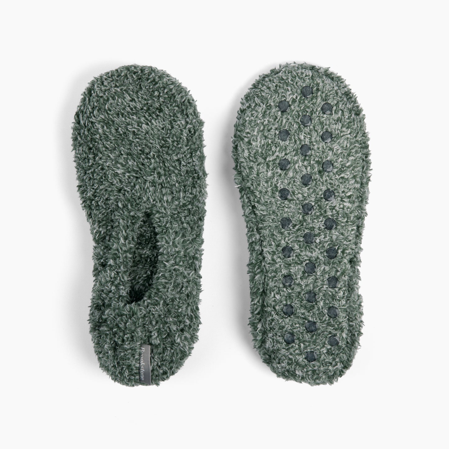 Brookstone Heathered Cozy Knit Footies