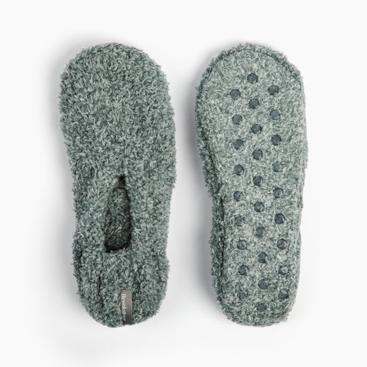Brookstone Heathered Cozy Knit Footies