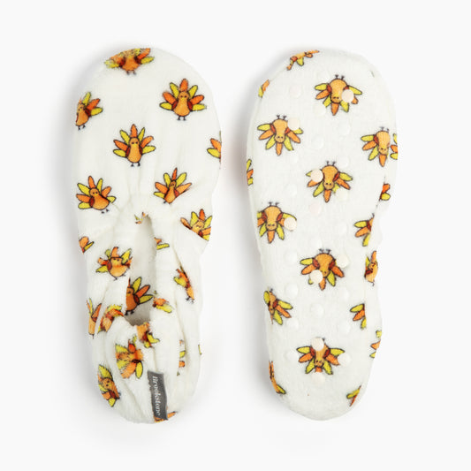 Brookstone Harvest Printed Plush Footies