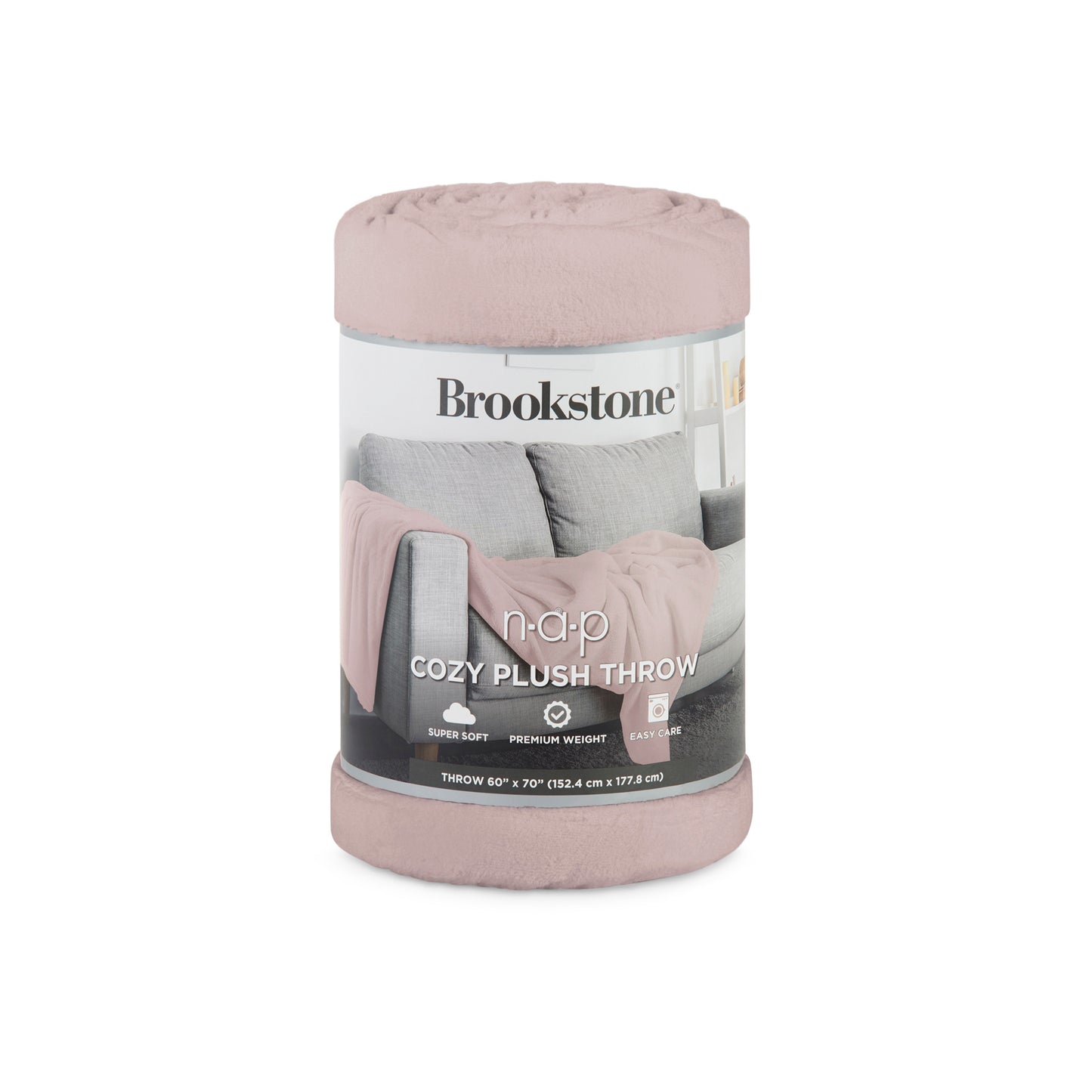 Brookstone Nap Cozy Plush Throw