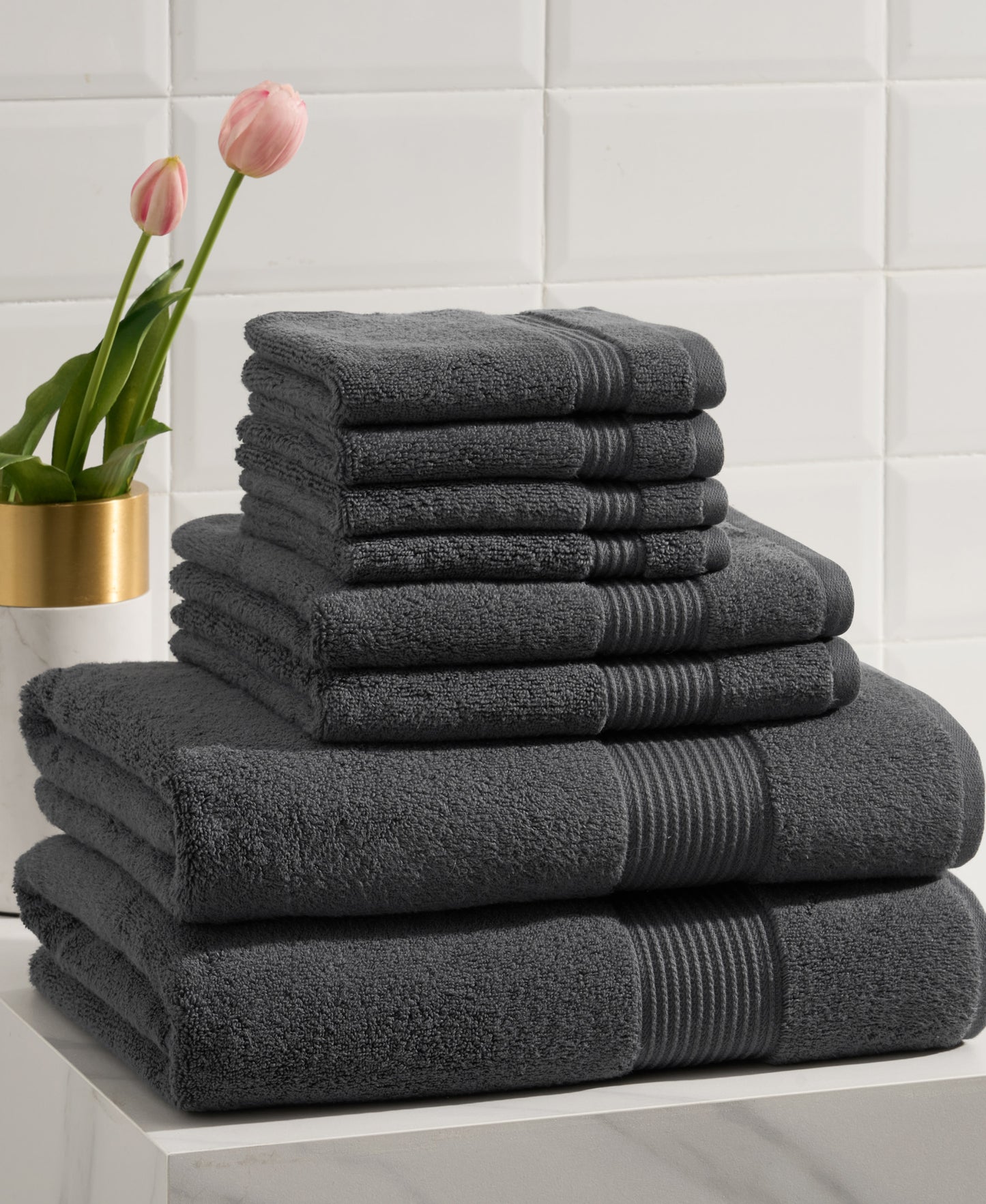 Ted Baker Solid 8-Piece Towel Set