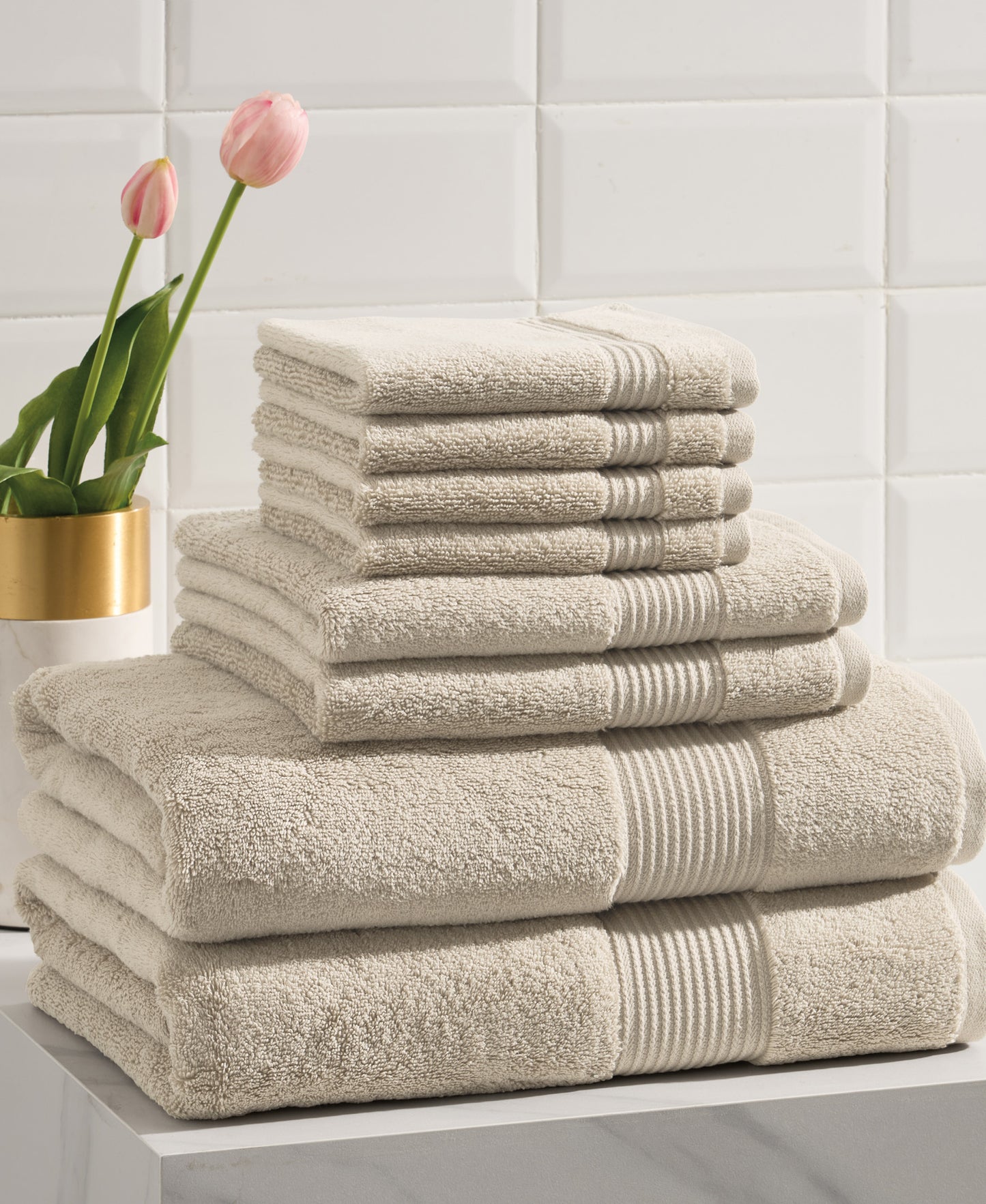 Ted Baker Solid 8-Piece Towel Set