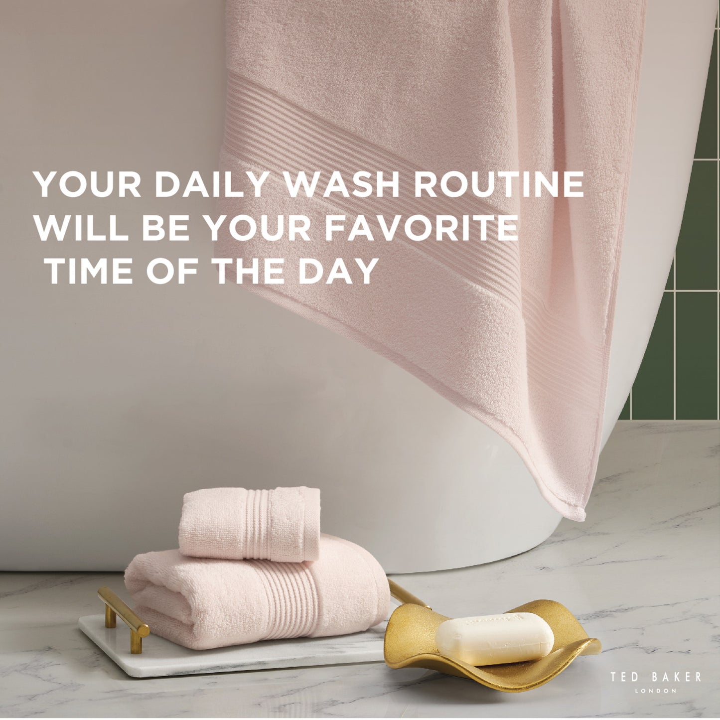 Ted Baker Solid 2-piece Hand Towel Set