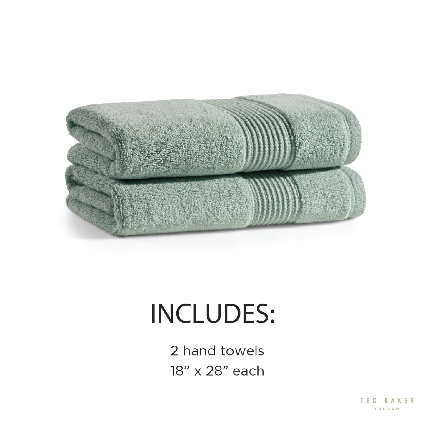 Ted Baker Solid 2-piece Hand Towel Set