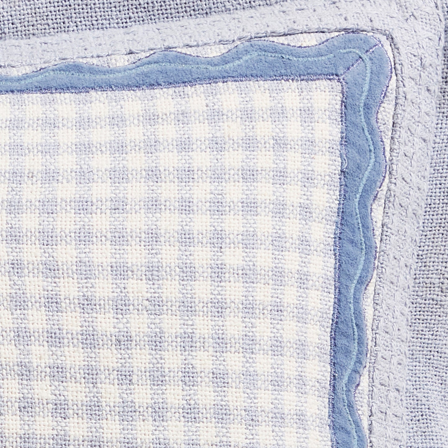 Peri Home Gingham Scallop Decorative Pillow