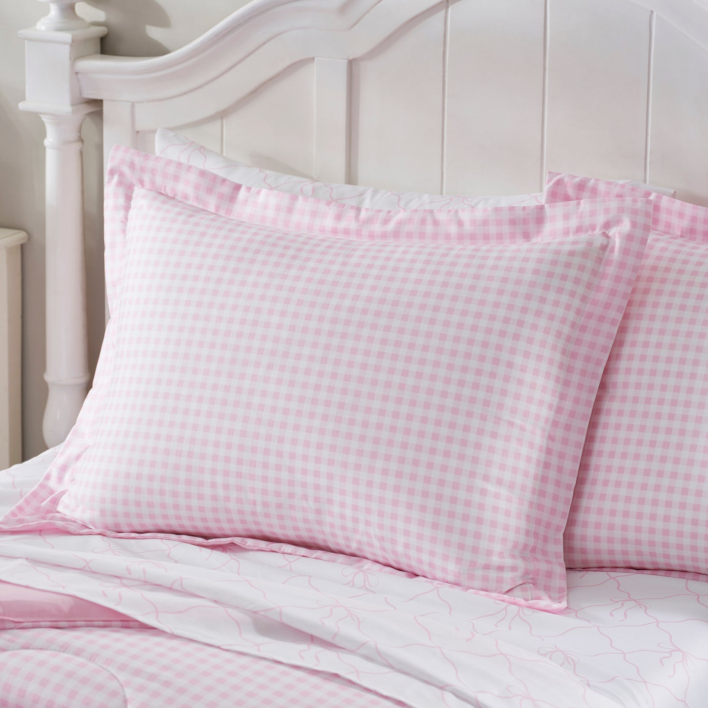 Dream Factory Checkered Bows Bed in a Bag Set