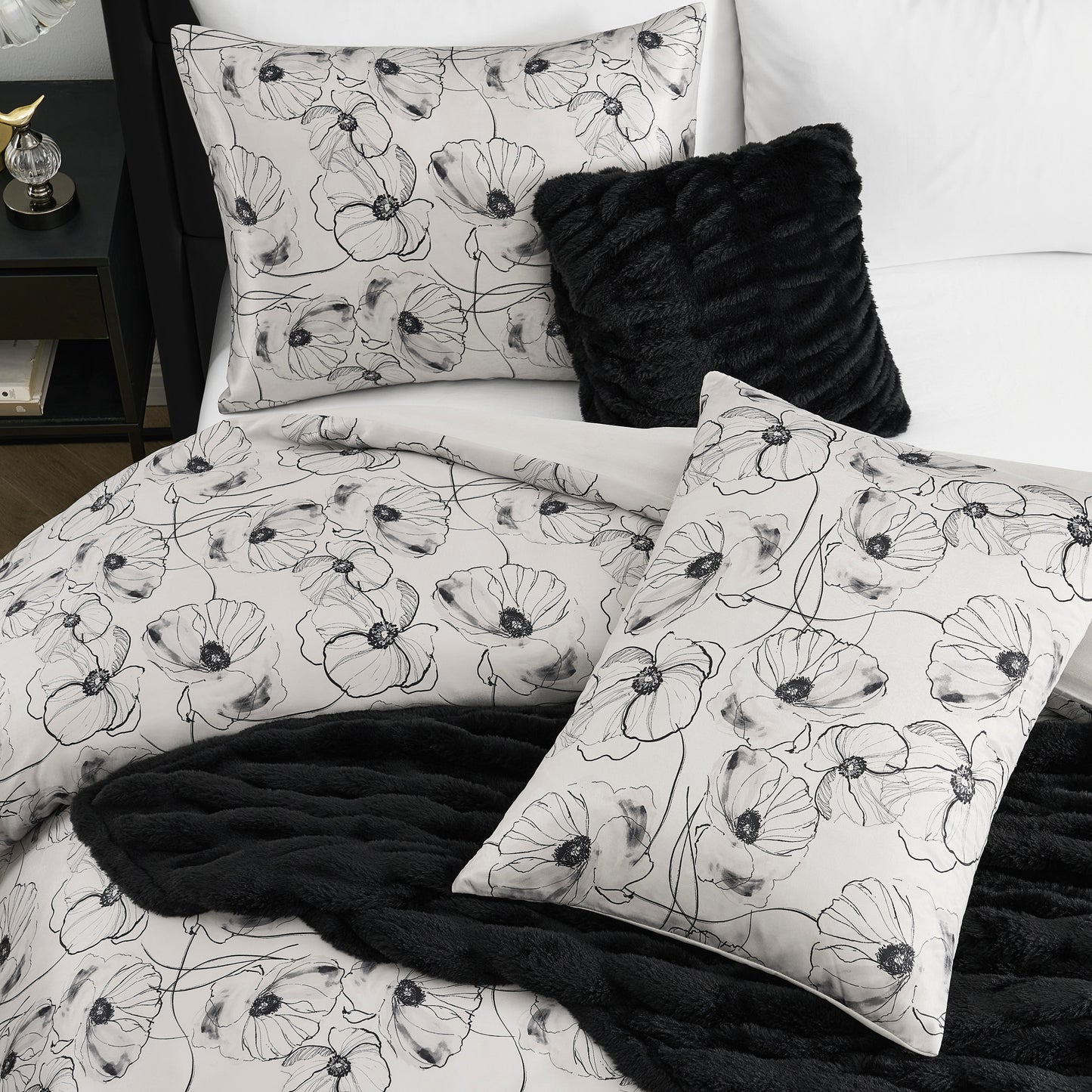 Karl Lagerfeld Paris Charmeuse 5-Piece Comforter Set