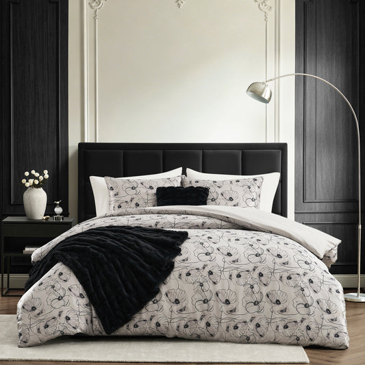 Karl Lagerfeld Paris Charmeuse 5-Piece Comforter Set