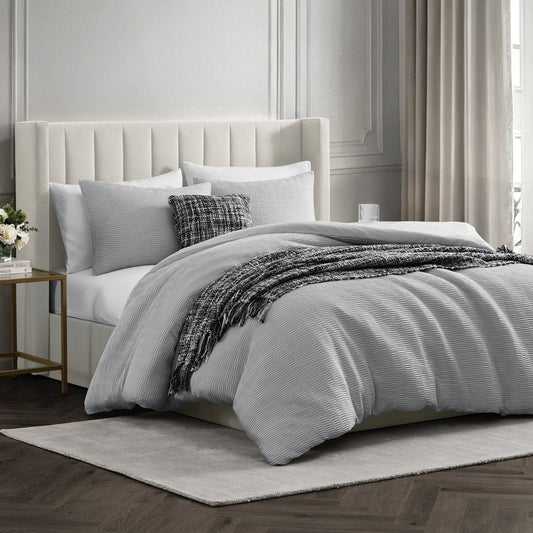 Karl Lagerfeld Paris Karl Pleated 5-Piece Comforter Set
