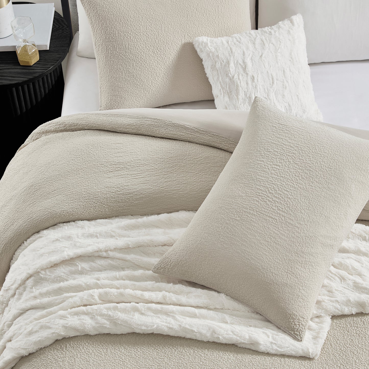 Karl Lagerfeld Paris Karl Crinkle 5-Piece Comforter Set