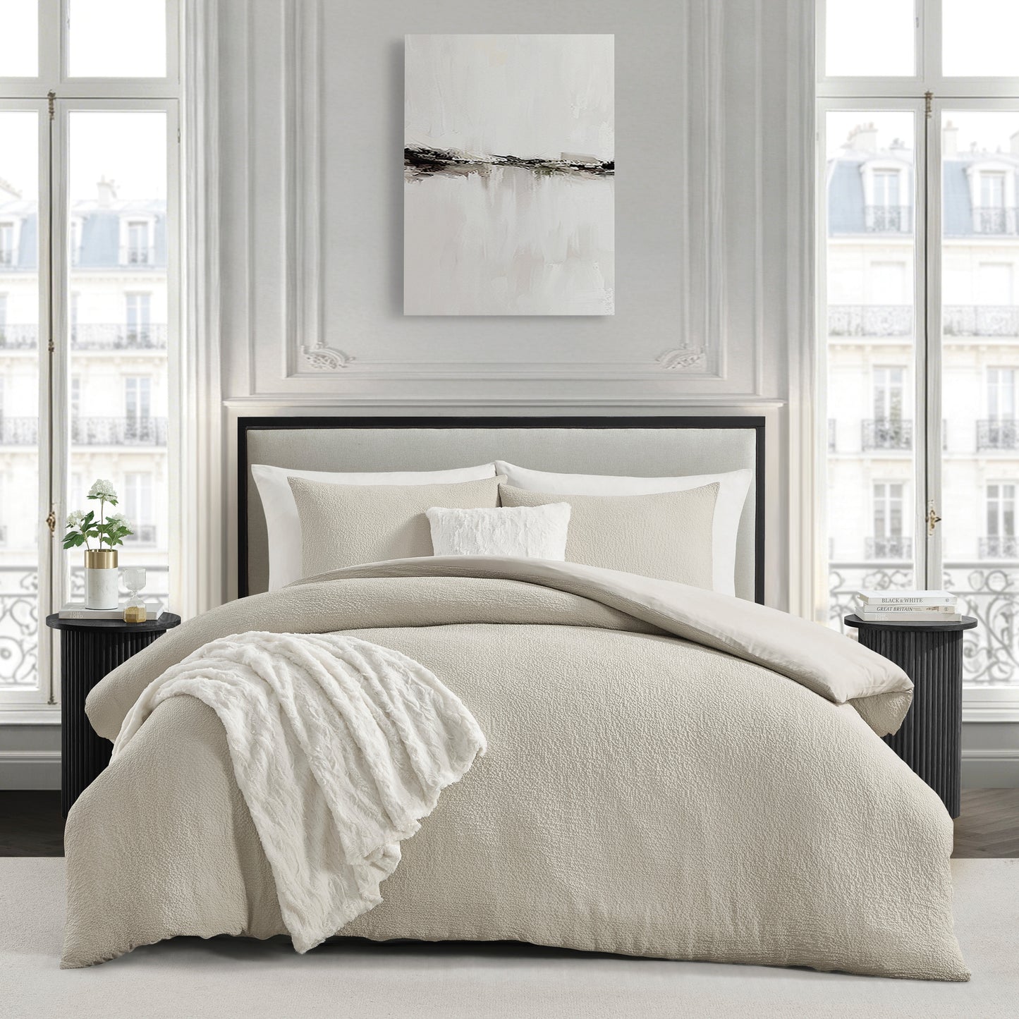 Karl Lagerfeld Paris Karl Crinkle 5-Piece Comforter Set