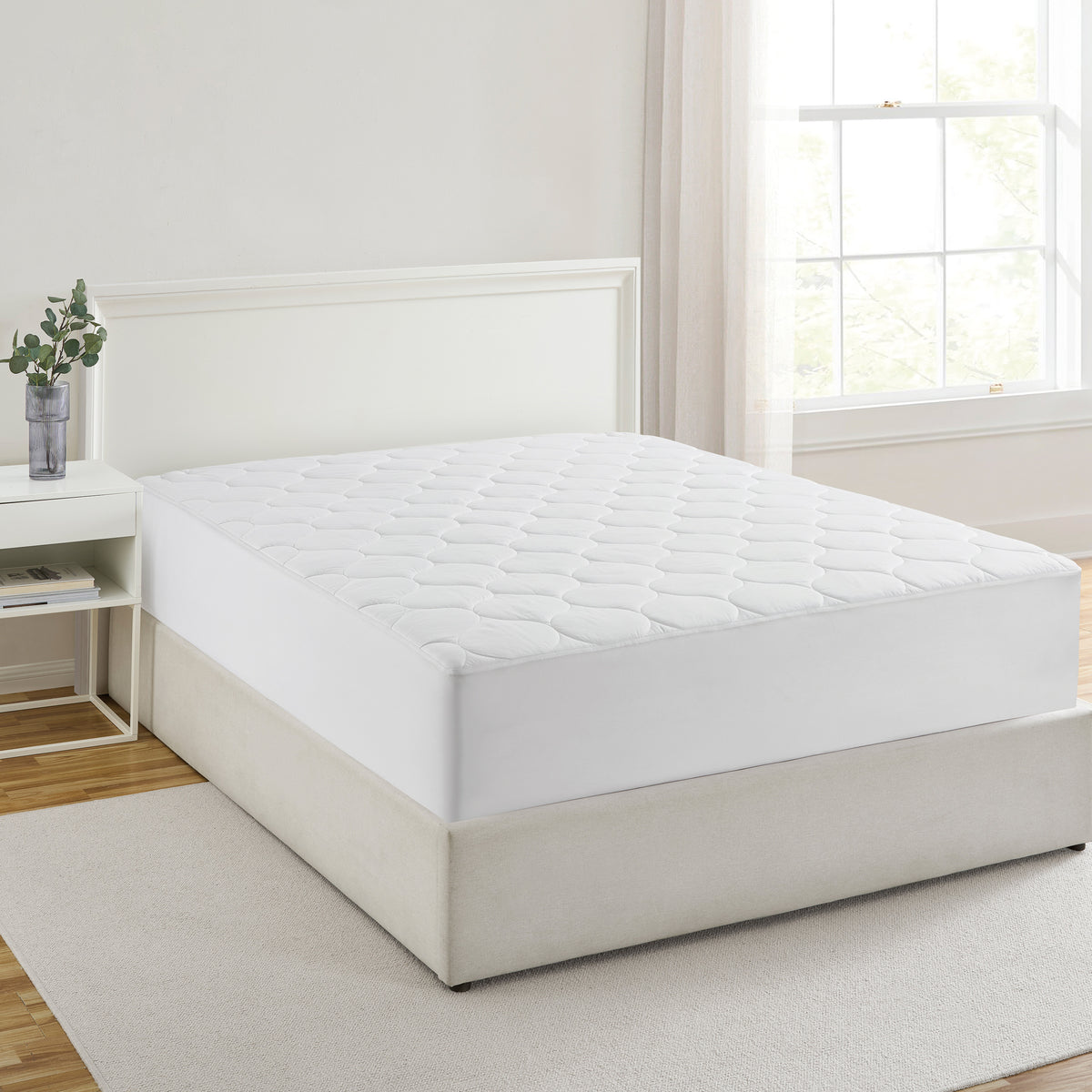 Brookstone Cotton Heated Mattress Pad