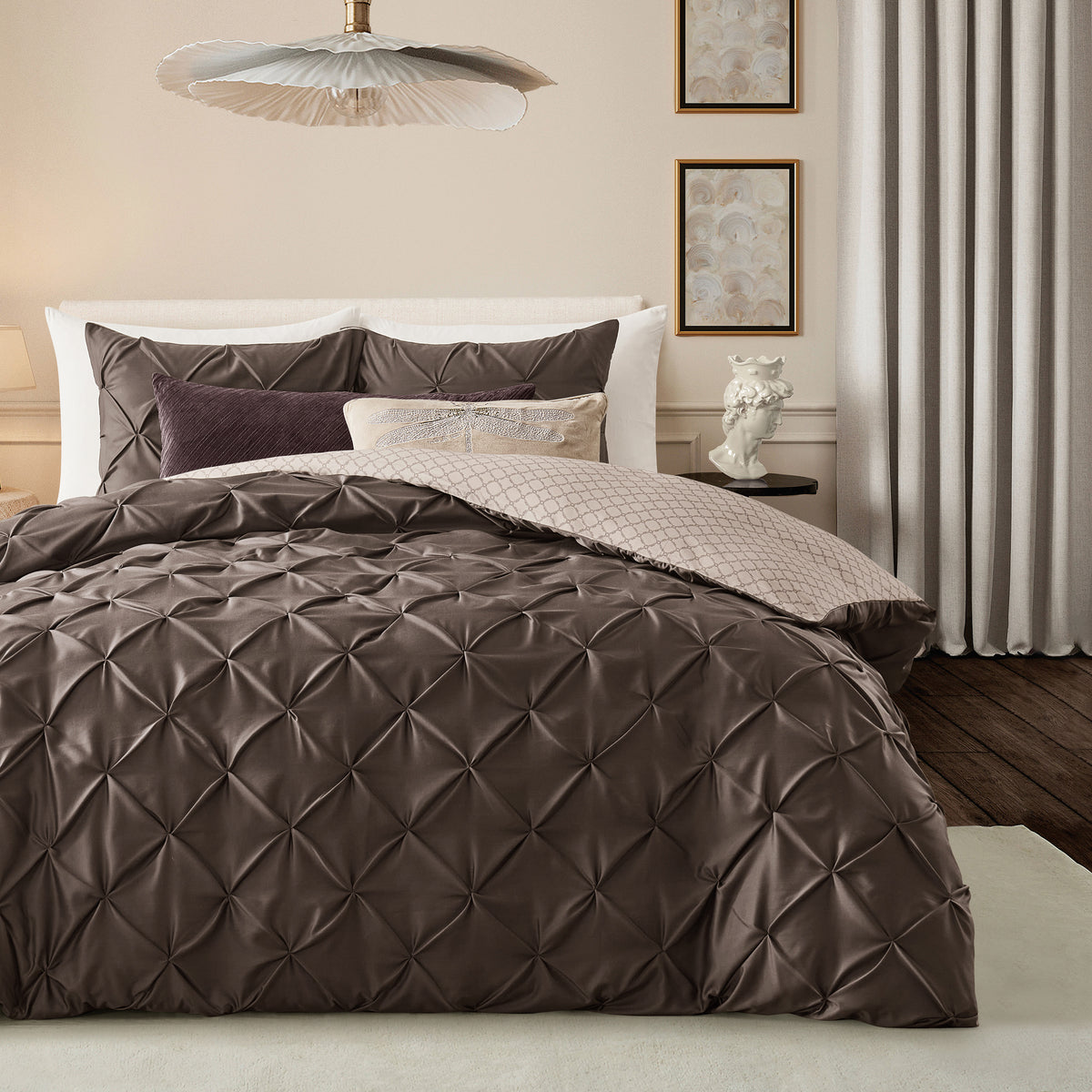 Ted Baker Cotton-TENCEL™ Pintuck Duvet Set