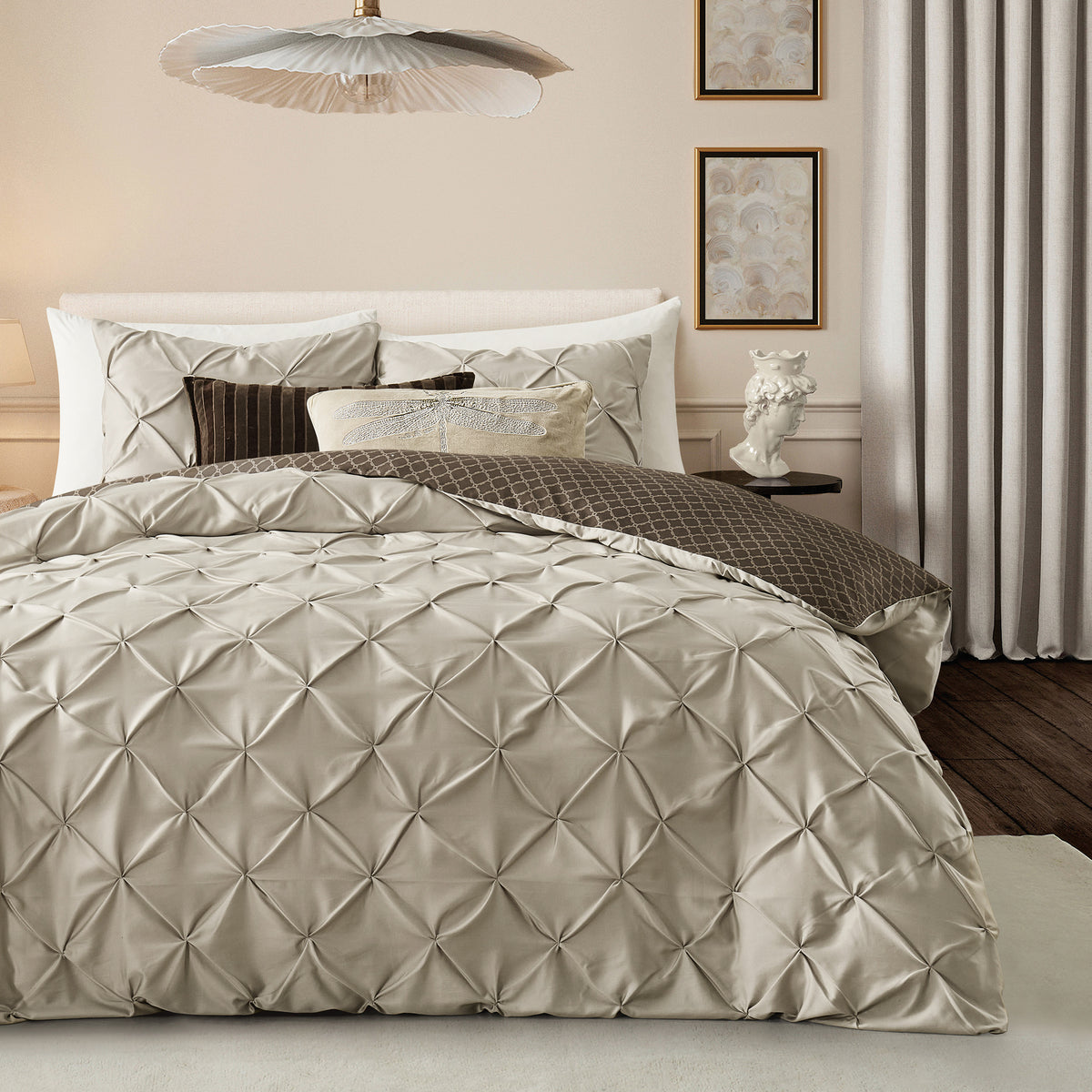 Ted Baker Cotton-TENCEL™ Pintuck Duvet Set