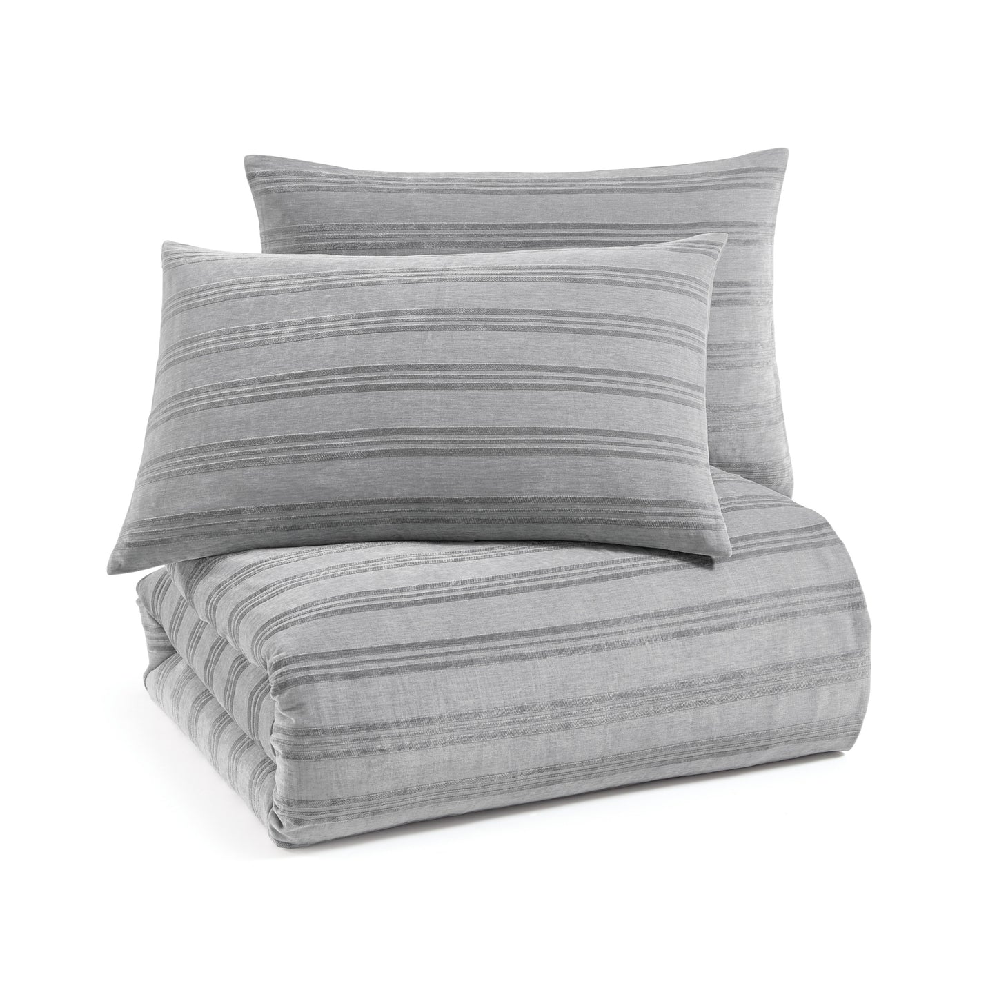 Brookstone CoolTouch Chenille Stripe Comforter Set