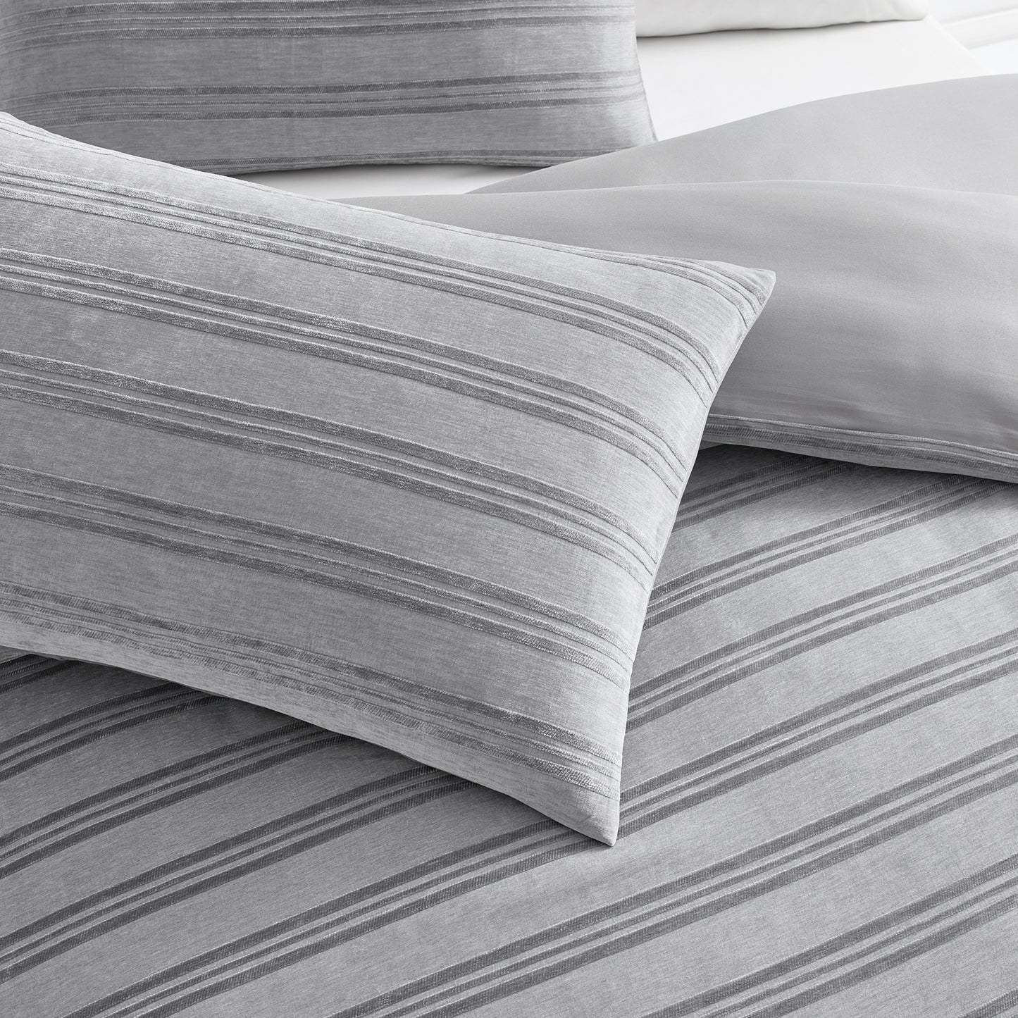 Brookstone CoolTouch Chenille Stripe Comforter Set
