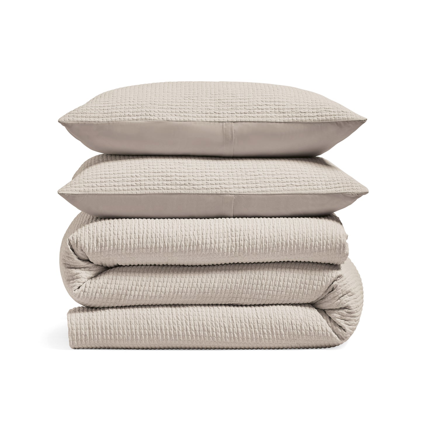 Brookstone CoolTouch Puff Grid Comforter Set