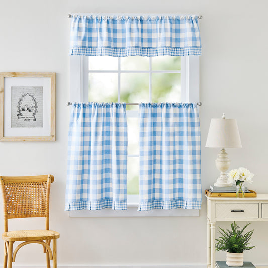 Curtainworks Buffalo Plaid Tier Set