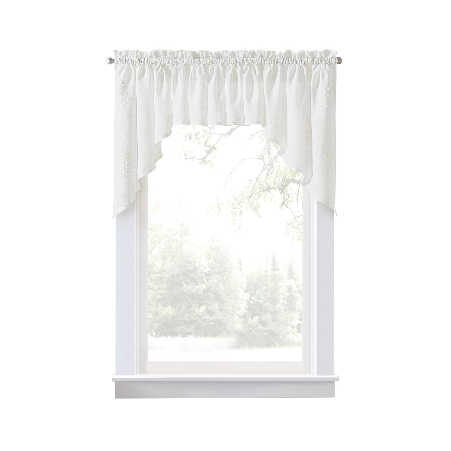 Curtainworks Grace Floral 2-Piece Swag Set