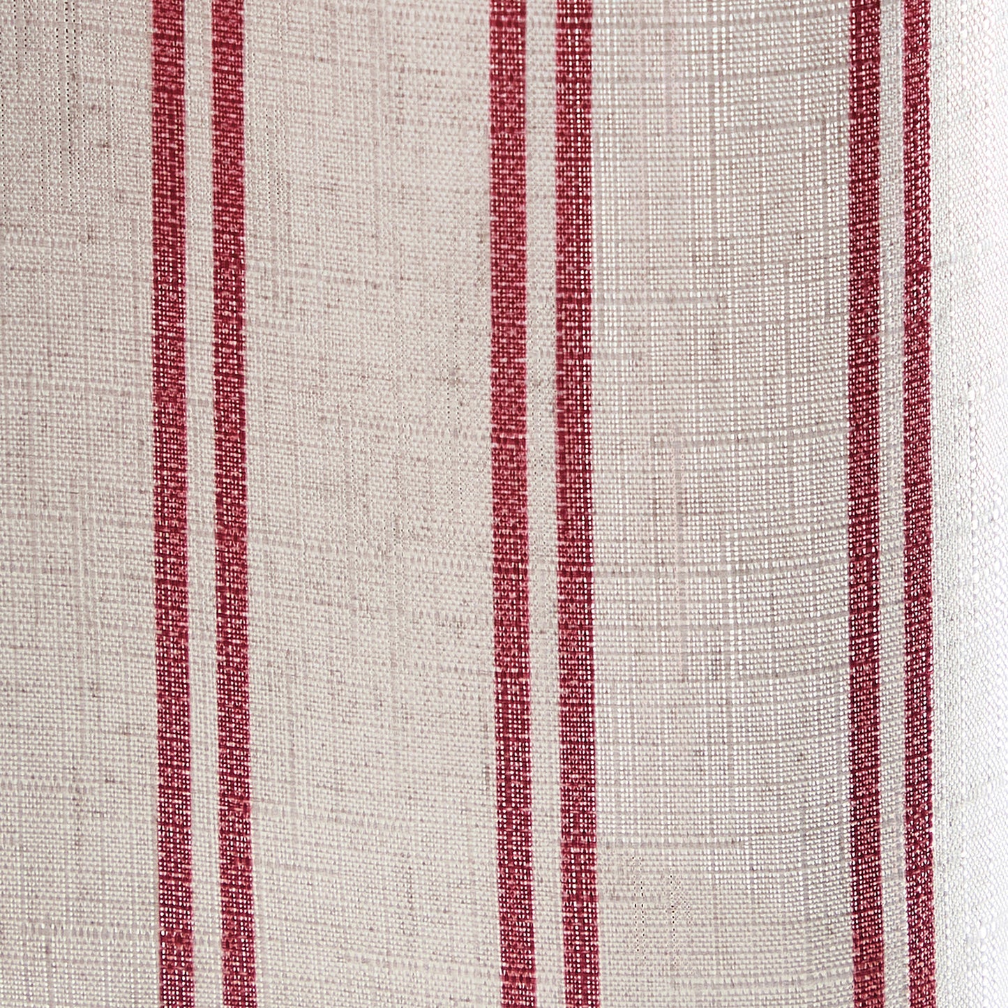 Curtainworks Banner Stripe 3-piece Tier and Valance Set