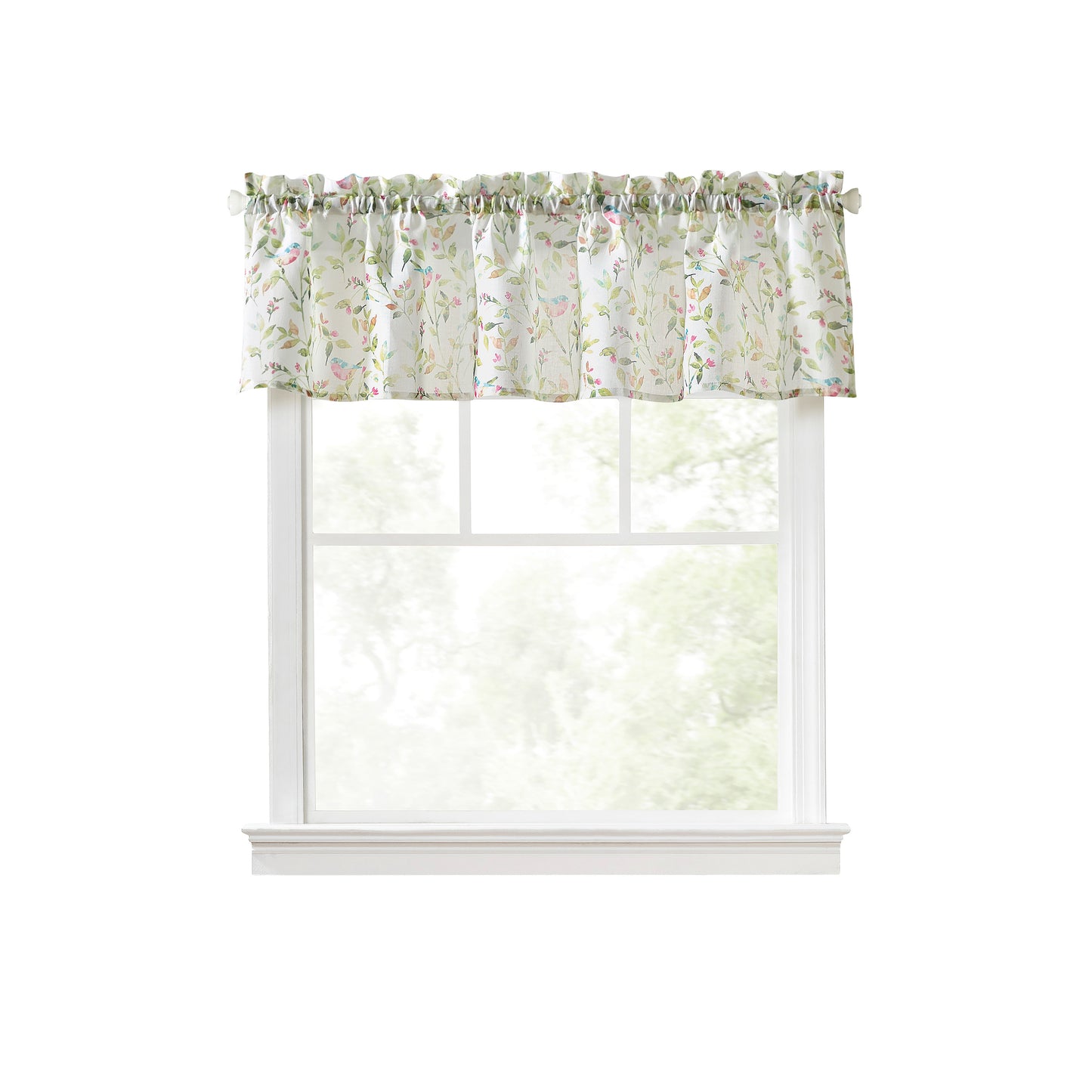 Martha Stewart Kensington Garden Print Valance