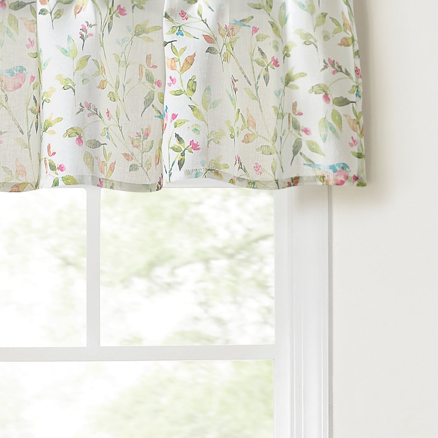 Martha Stewart Kensington Garden Print Valance