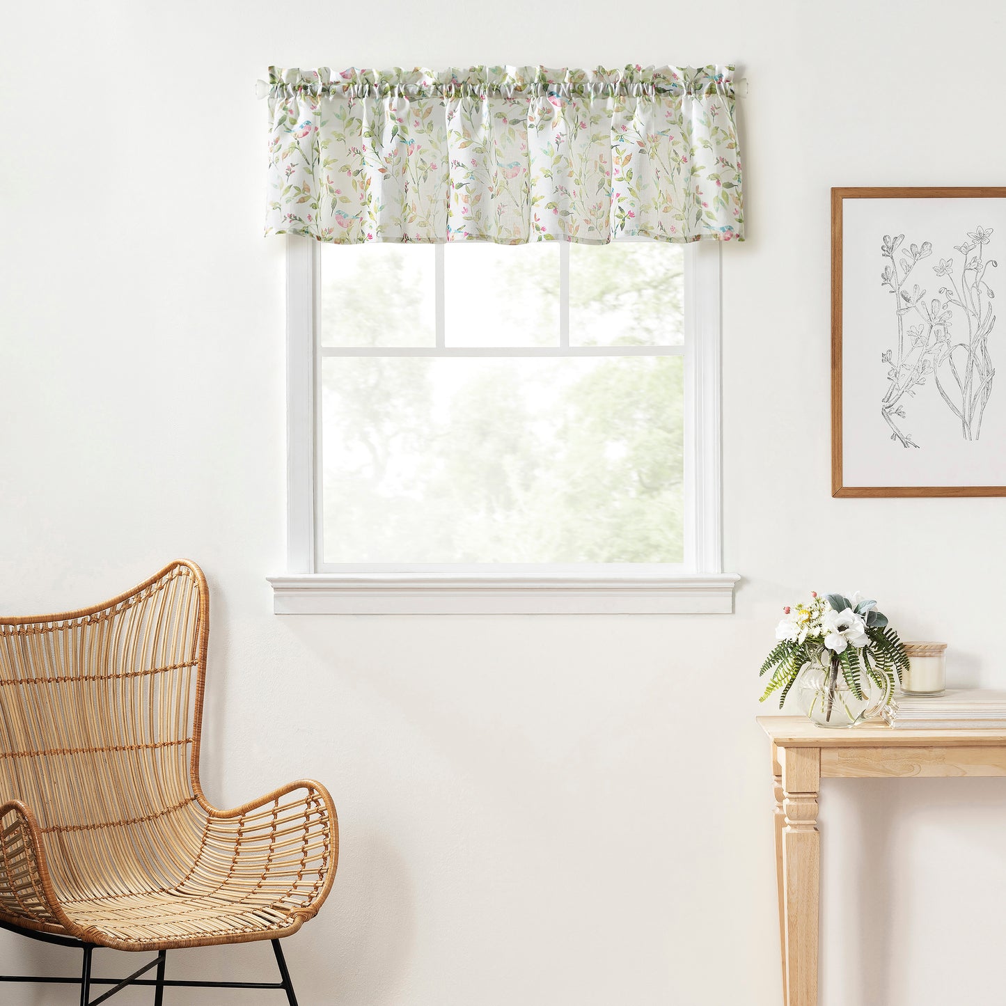 Martha Stewart Kensington Garden Print Valance