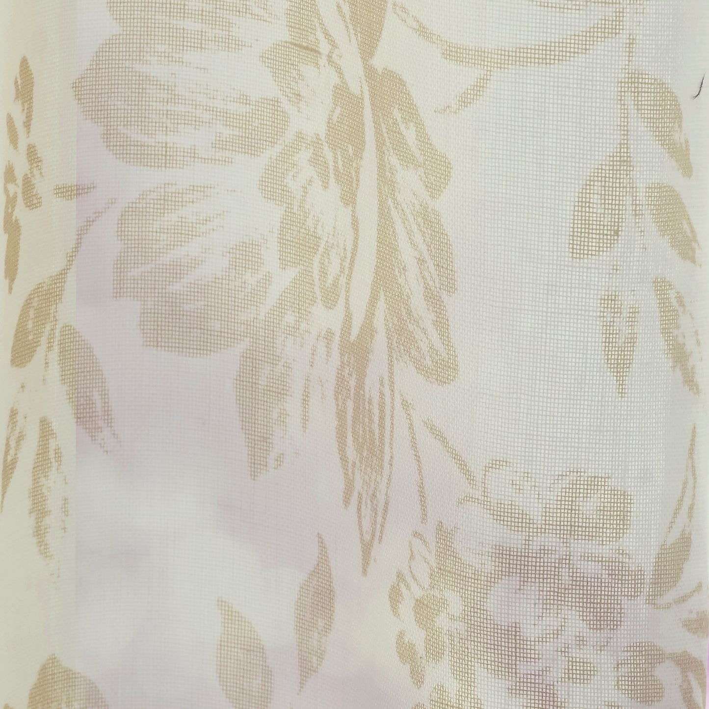 Martha Stewart Etched Floral Curtain Panel Pair