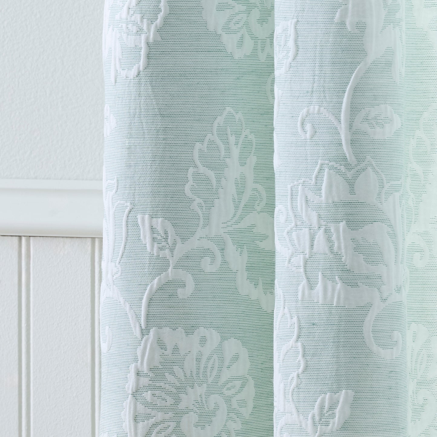 Martha Stewart Raina Matelassé Curtain Panel Pair