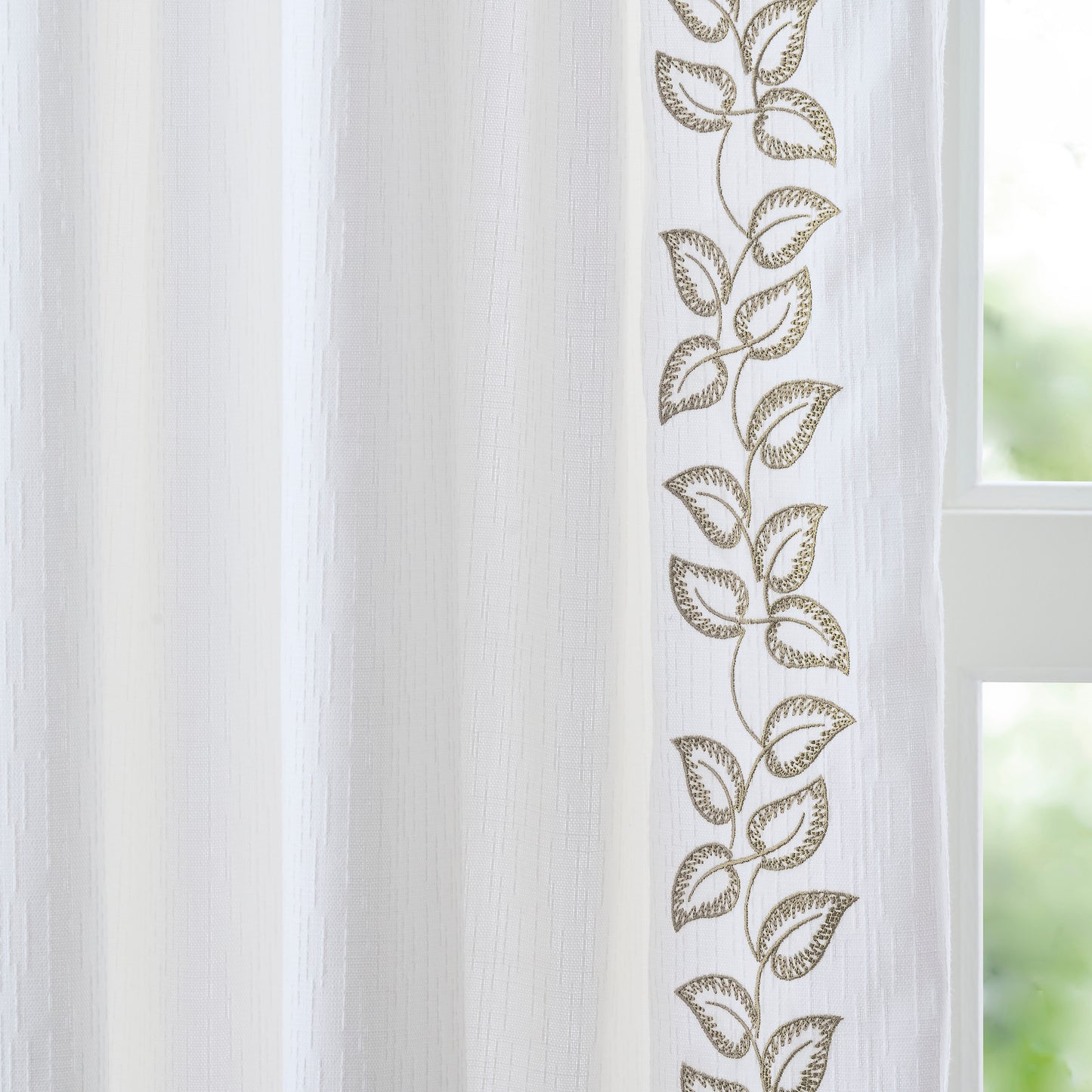Martha Stewart Plume Curtain Panel Pair