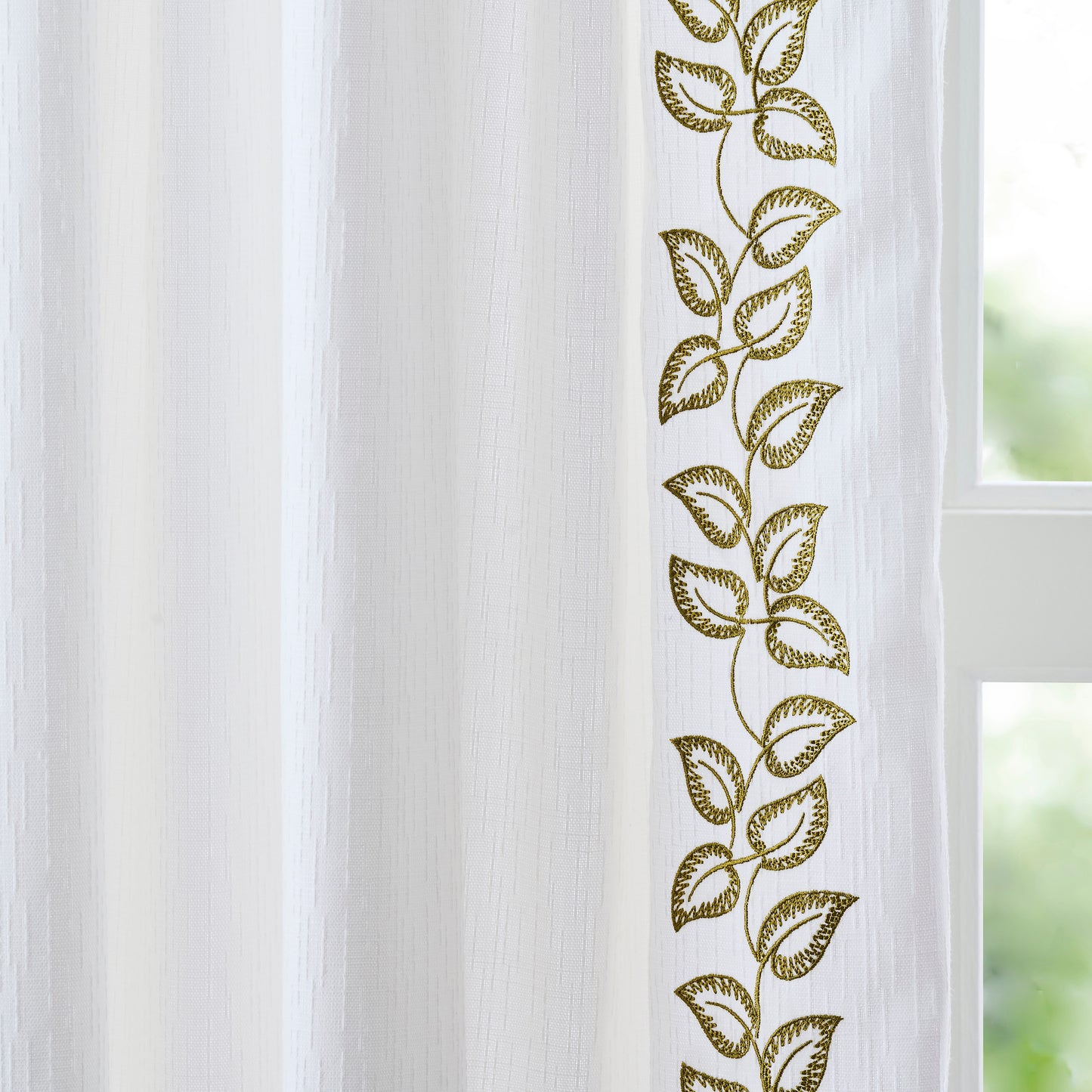 Martha Stewart Plume Curtain Panel Pair