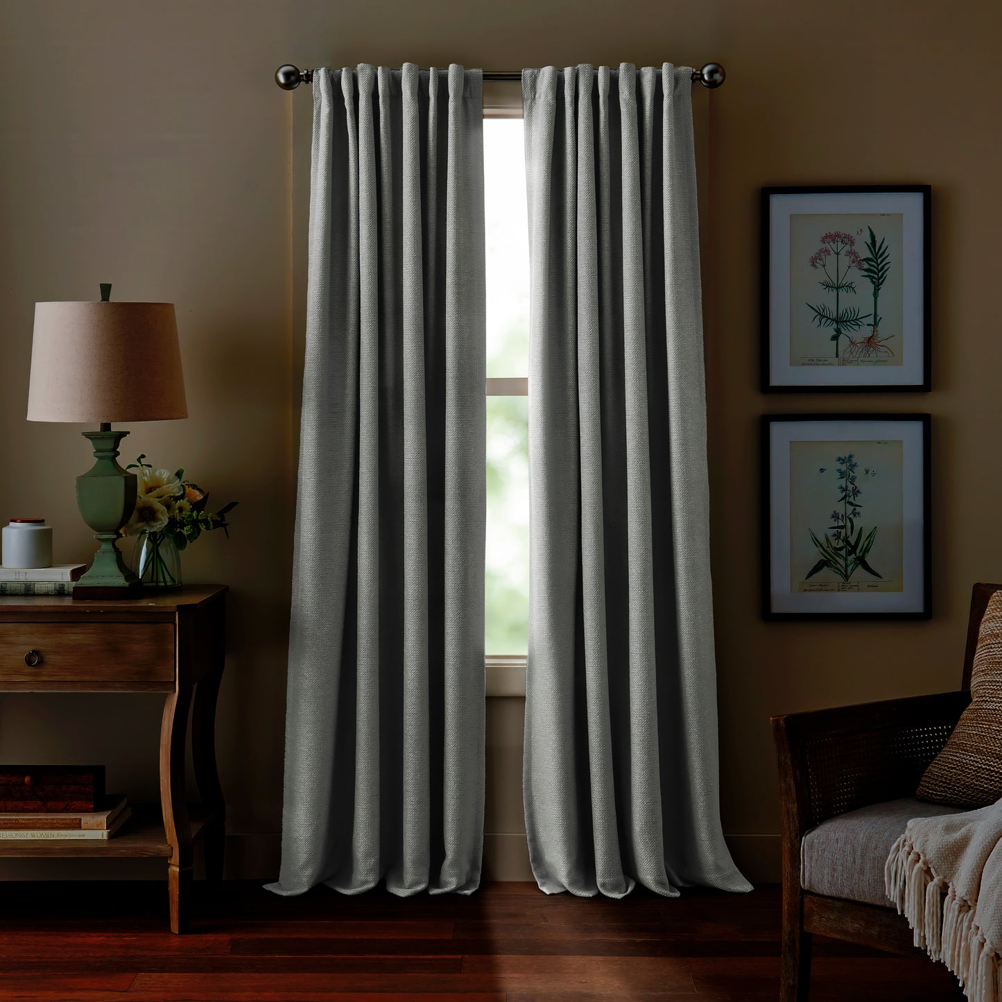 Martha Stewart Bethune Curtain Panel Pair