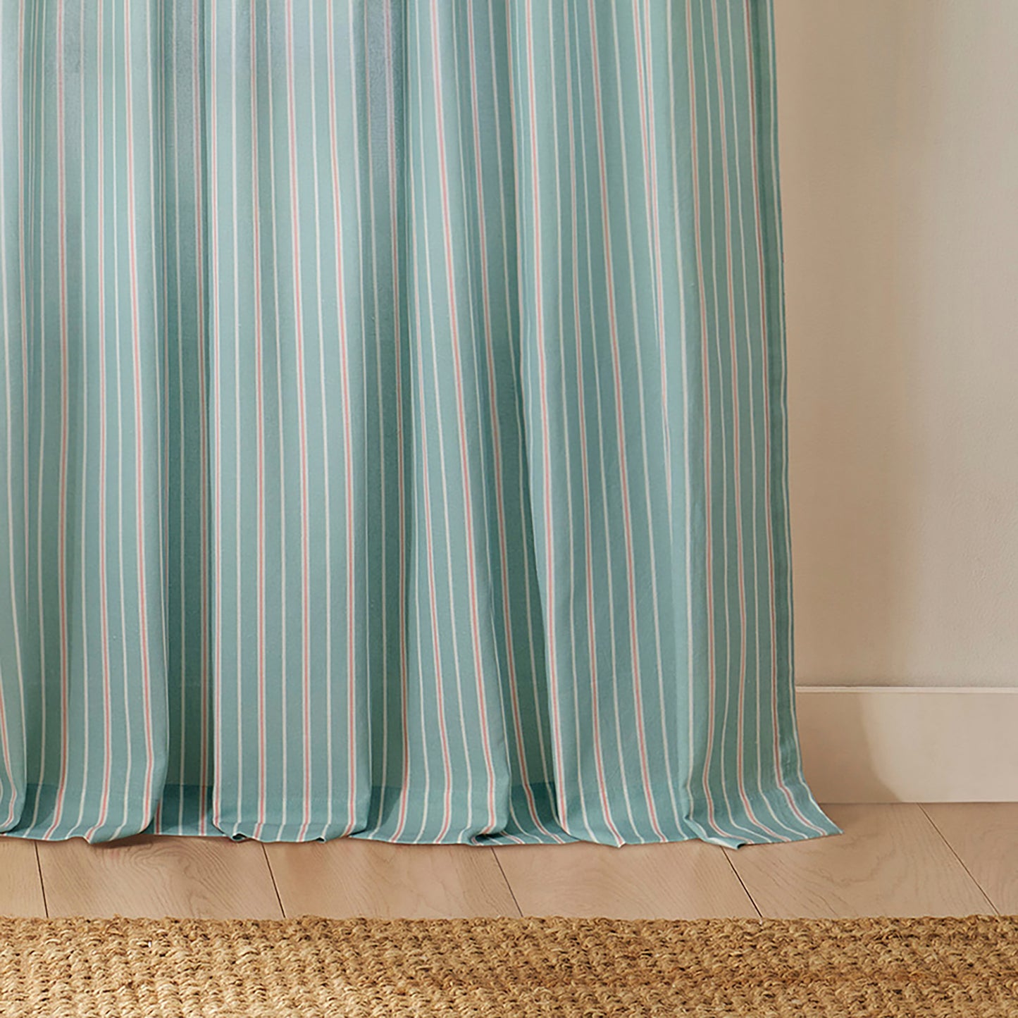 Peri Home Marina Stripe Curtain Panel Pair and Tote Bag Set