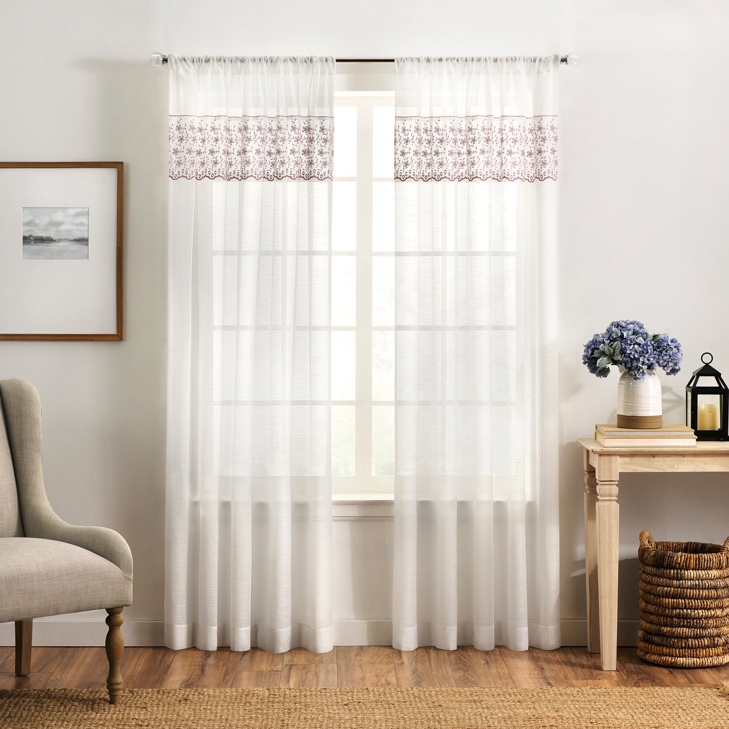 Martha Stewart Fairford Curtain Panel Pair