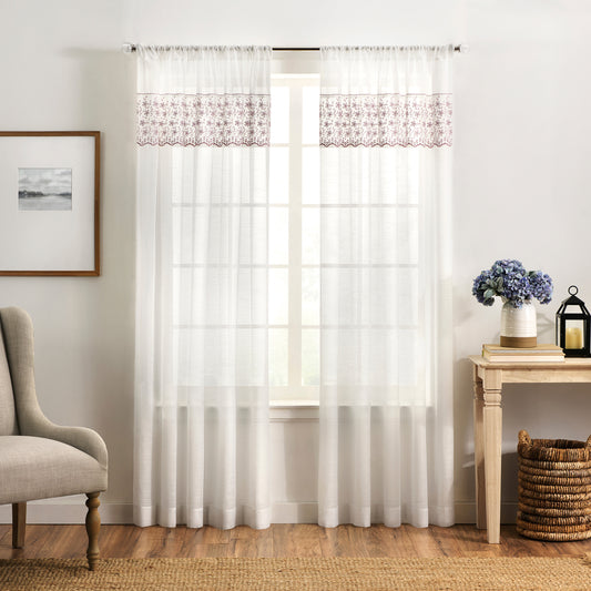 Martha Stewart Fairford Curtain Panel Pair