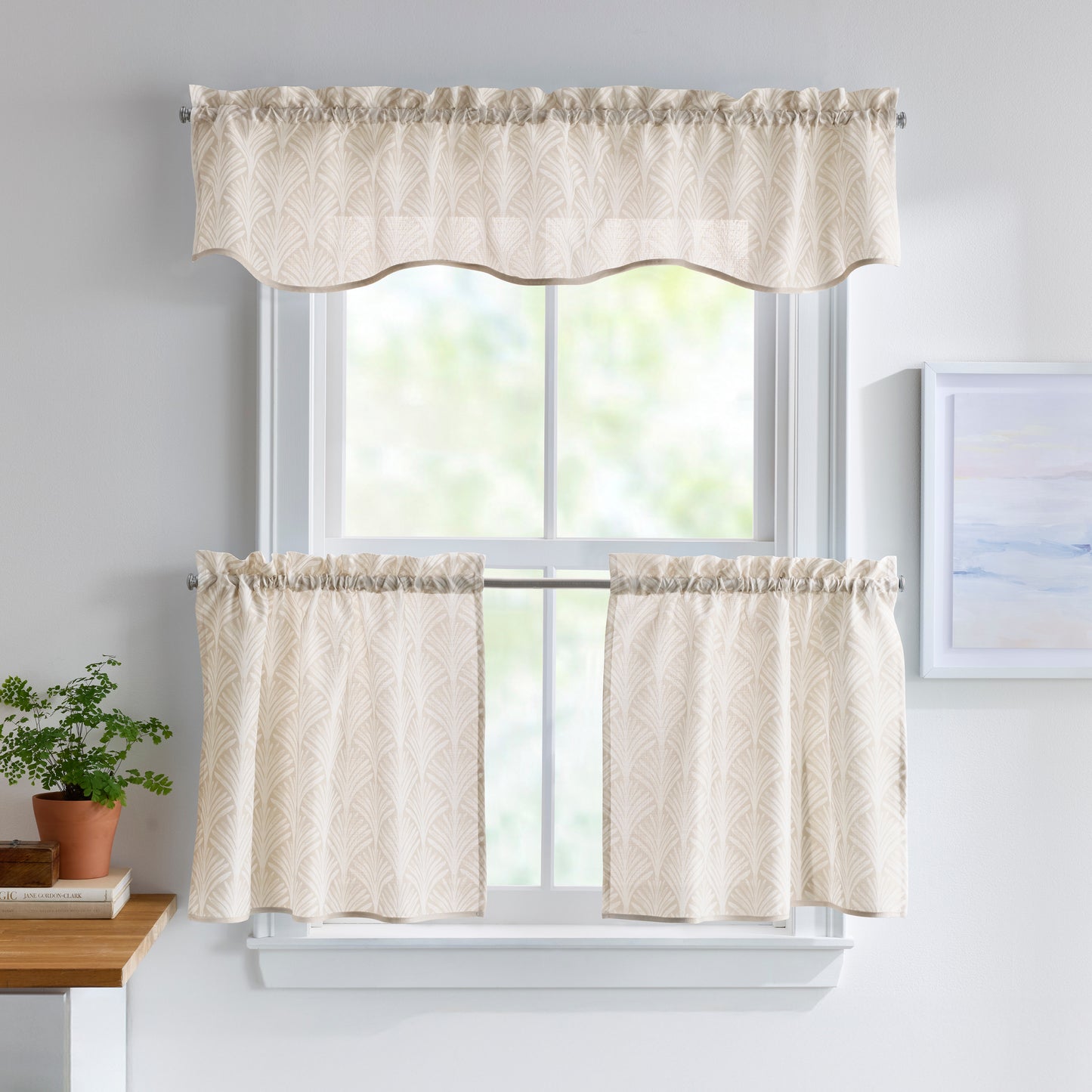 Curtainworks Fan Scallop Tier Set