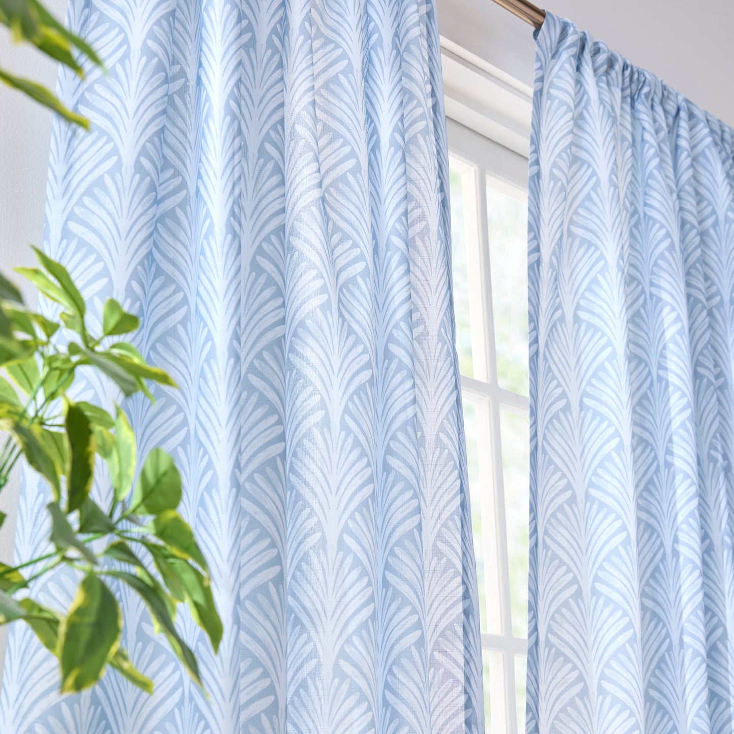 Curtainworks Fan Scallop Curtain Panel Pair