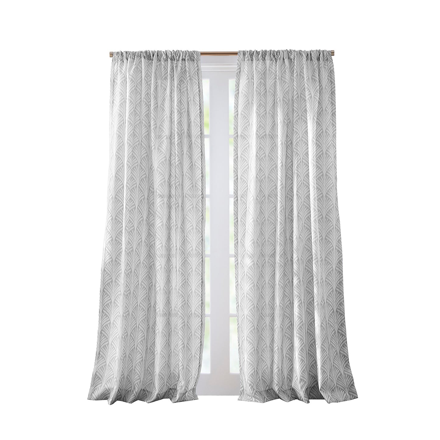 Curtainworks Fan Scallop Curtain Panel Pair