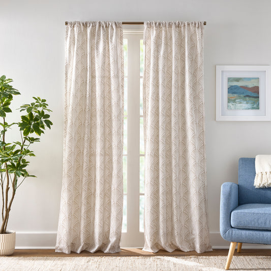 Curtainworks Fan Scallop Curtain Panel Pair