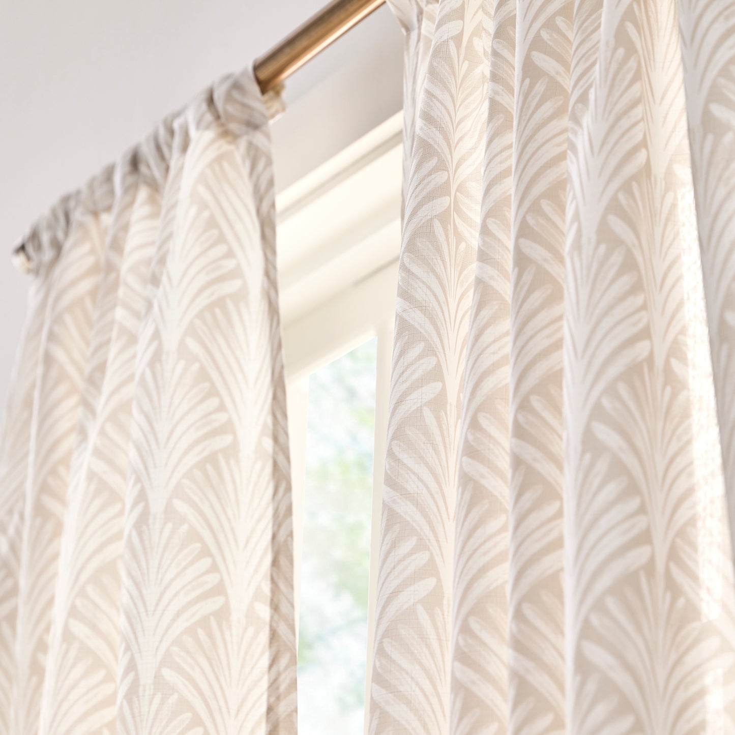 Curtainworks Fan Scallop Curtain Panel Pair