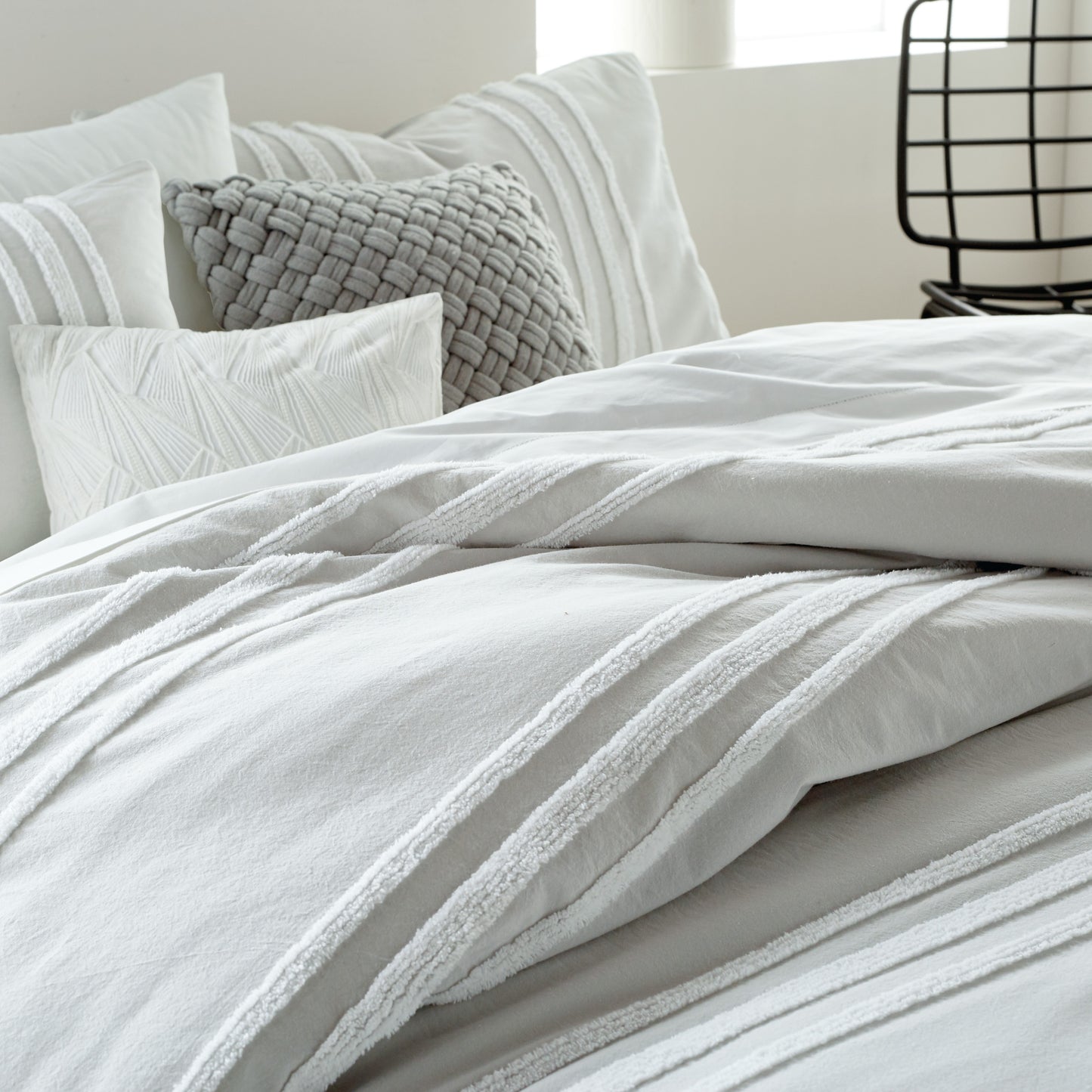 DKNY Chenille Stripe Comforter Set