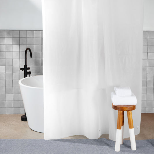 DKNY Frosty Shower Curtain Liner