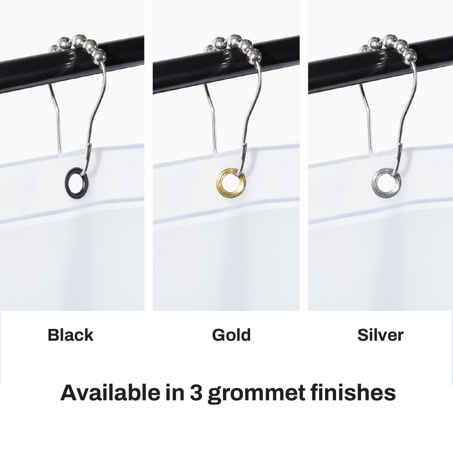 DKNY Frosty Shower Curtain Liner