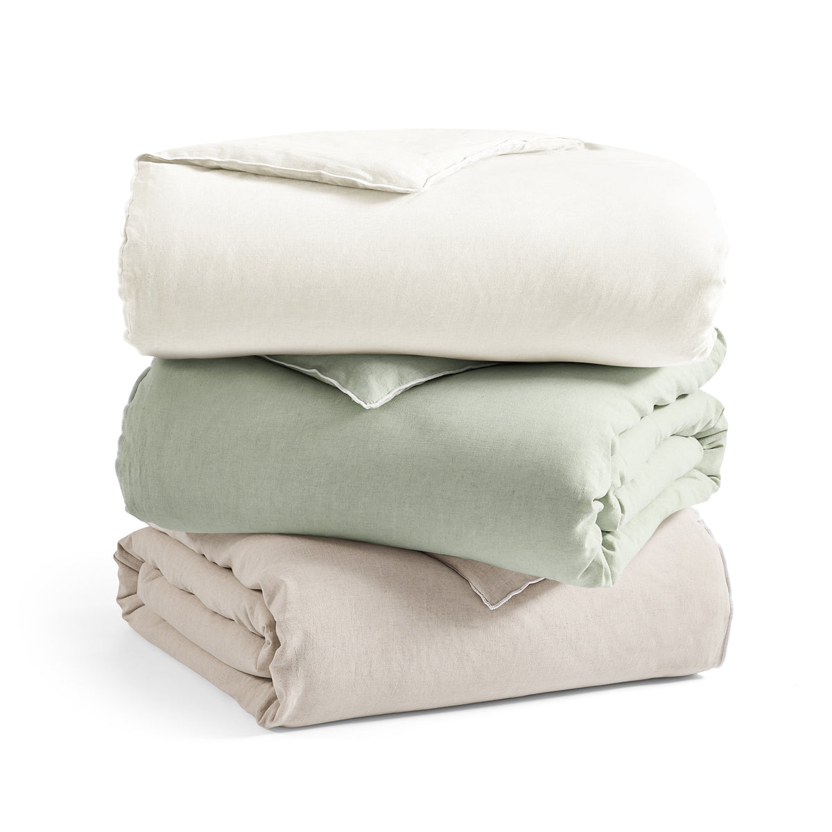 DKNY PURE Washed Linen Duvet Set
