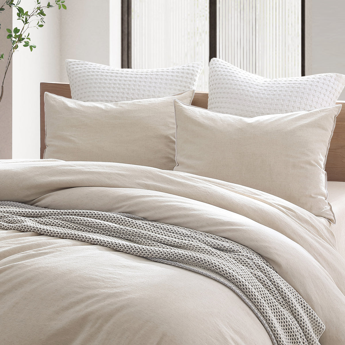 DKNY PURE Washed Linen Duvet Set
