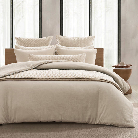 DKNY PURE Washed Linen Duvet Set