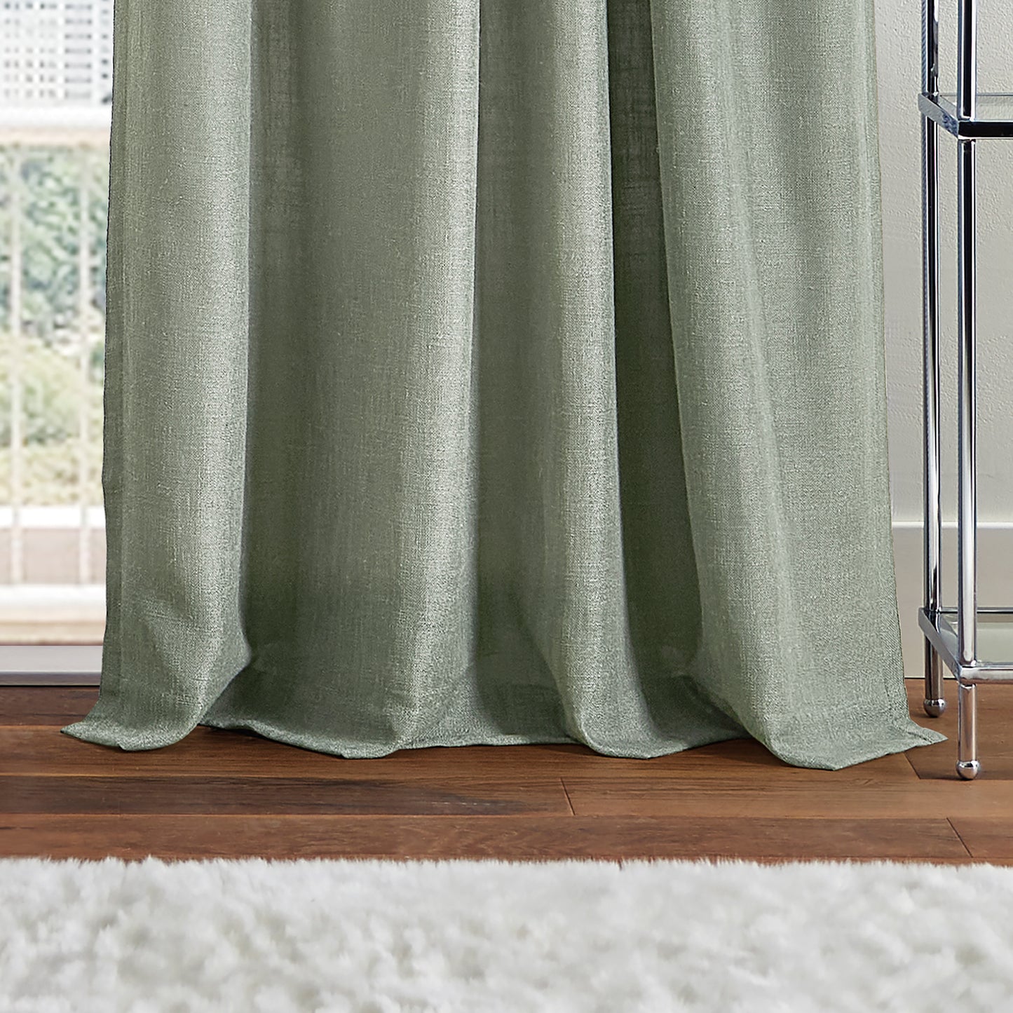 DKNY Avery Frayed Edge Curtain Panel Pair