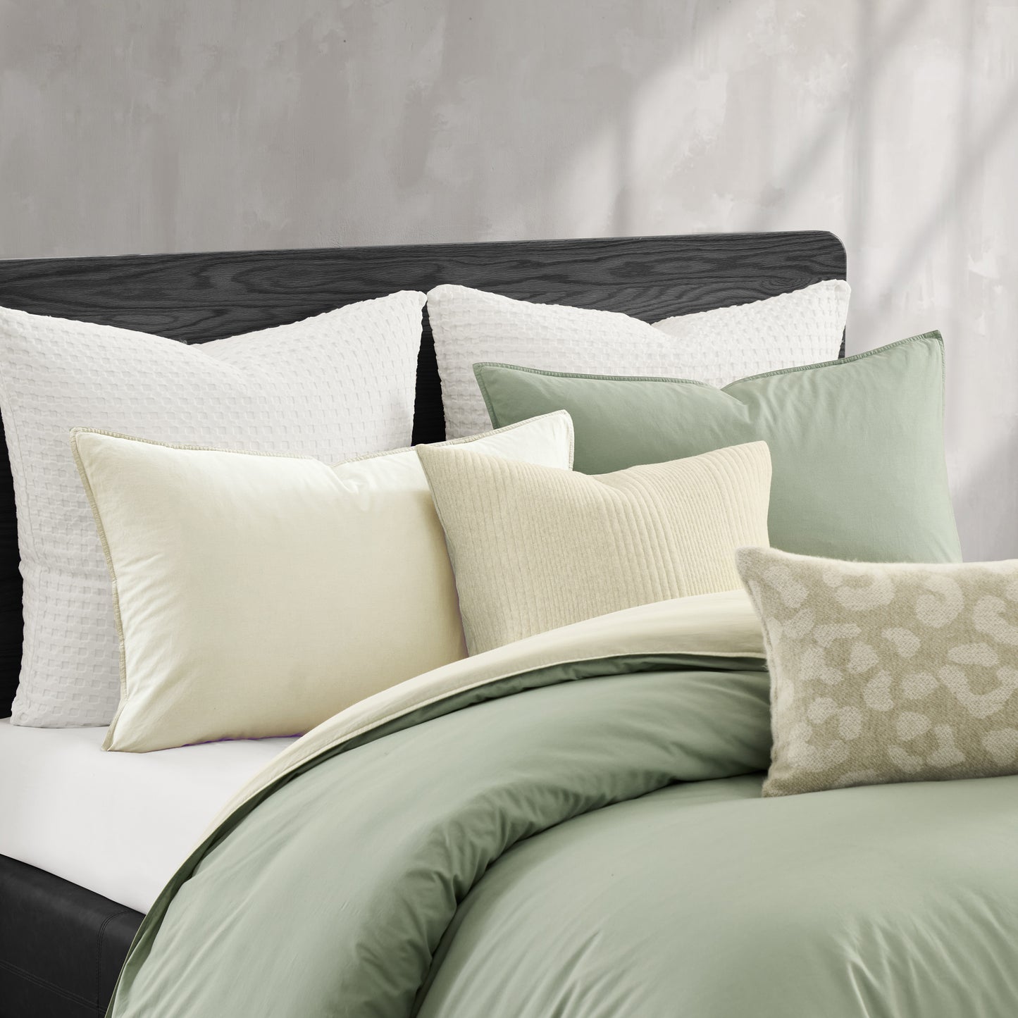 DKNY Reversible Vintage Washed Cotton Duvet Set