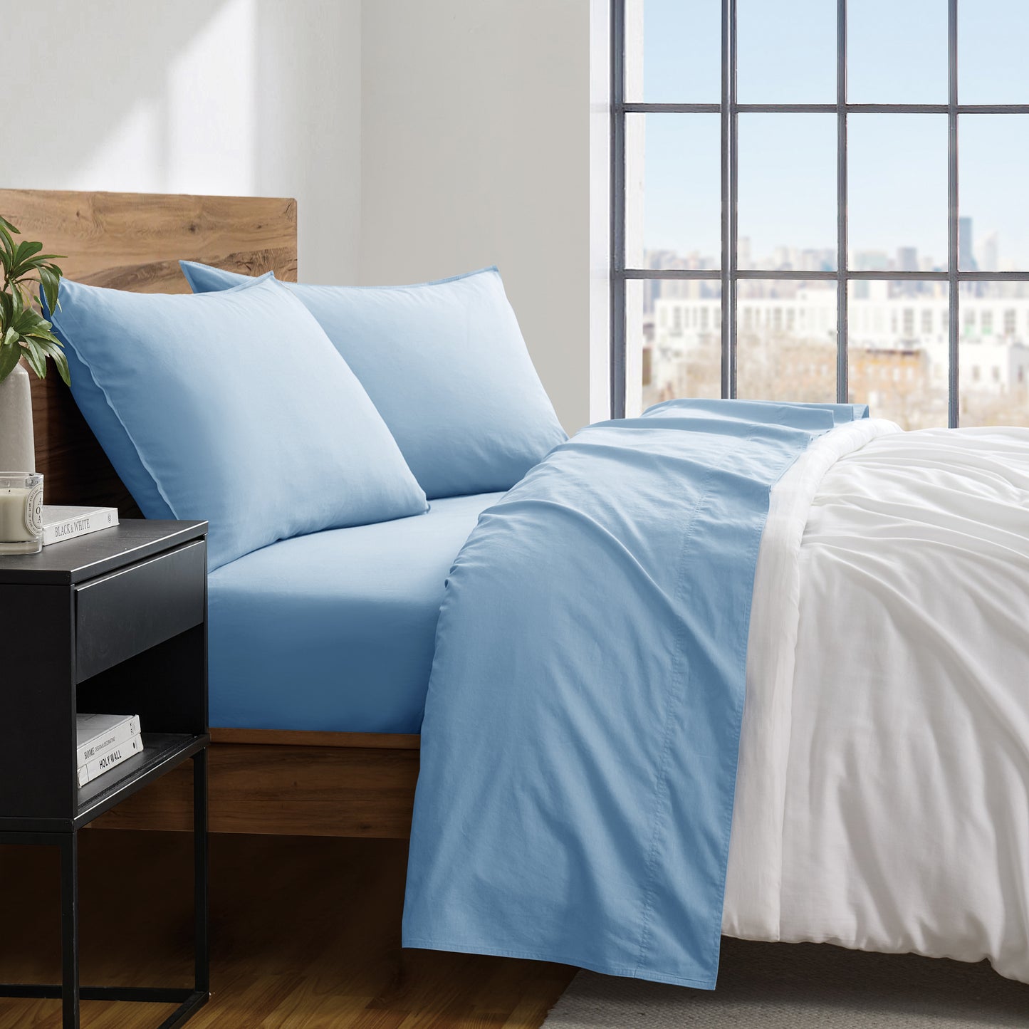 DKNY Vintage Washed Cotton Sheet Set